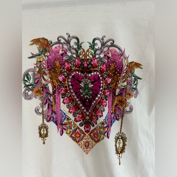 Camilla embellished T Shirt Size XS - Picture 2 of 5